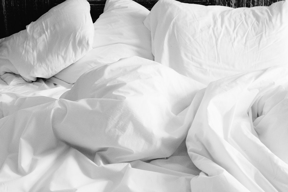 Bed sheets and pillows
